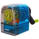 Deli WR10800 Rotary Pencil Sharpener Machine Stationery |Auto Feed Automatic| Sharpener - Pack of 1, Blue