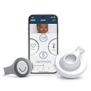 HALO SleepSure Smart Baby Monitor - Live Heart Rate View, Rollover, Skin Temperature, and Motion Notifications with On-The-Go Monitoring, Historic Sleep Data, Customizable Settings – Gray