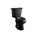 Kohler K-3987 Wellworth Two-Piece Round-Front Dual-Flush Toilet With Class Five Flush Technology And Left-Hand Lever, Less Seat