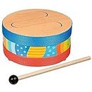 Goki 61888 Wooden Tongue Drum Kids' Instrument Accessories, Multi-Coloured (Multi-Coloured)