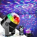 Disco Ball Lights Party Light QinGerS party lights dj disco stage lights 7 Colors Sound Activated For Christmas KTV Club Lights Romantic decoration