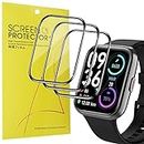 Compatible for Tensky 208BT Smart Watch for Men Women Screen Protector, [3 Pack] Full Coverage Protective Cover Saver film Compatible with Tensky ID208 / 208BT Smart Watch 1.7 inches (3 pack)