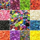 Assorted Mixed Buttons Arts Crafts Card Making Scrapbooking Sewing Round 