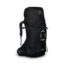 Osprey Aether 55 Men's Backpacking Pack Black - L/XL
