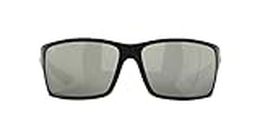 Costa Del Mar 580g REEFTON Race Black Sunglasses, Gray Silver Mirror Lens