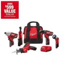 Milwaukee ‎2498-25H 12V 5-Piece Cordless Combo Kit w/ 2X Batteries Charger - NEW