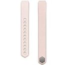 Fitbit Alta Accessory Band, Large (Leather/Blush)
