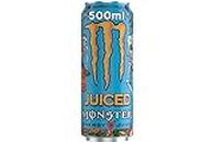 Monster Energy Mango Loco – 1 Lattina da 500 ml, Energy Juice con Taurina, L-carnitina, Inositolo e Vitamine del Gruppo B, Bevanda Energetica dal Gusto Esotico di Mango