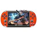 ZWYING Handheld Game Consoles Double Rocker 8GB 4.3 Inch Screen 1000 Classic Game, Support Video & Music Playing, Built-in 3 Million megapixel Camera Birthday and New Year’s Best Gift for Kids (Red)