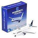 EcoGrowth Model Airplane American Jet Blue Plane Model Plane Airplane for Collection & Gifts