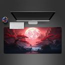 Landscape Red Moon Map Large Mouse Pad Computer Hd Keyboard Pad Mouse Mat Desk Mats Natural Rubber Anti-slip Office Mouse Pad Desk Accessories