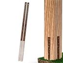 Post Buddy Pack of 2 Timber Fence Post Repair Stakes (to Fix 1 Broken Post)
