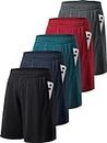 MLYENX Men's Workout Shorts Gym Athletic Running Shorts for Men with Pockets