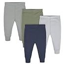 Gerber Baby Boys' Multi-Pack Pants, Navy/Army Green, 3-6 Months