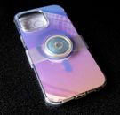 Original PopSockets White Iridescent iPhone 14 Pro Max for MagSafe Hülle