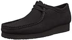 Clarks Men Wallabee Black Suede Leather Boots-10 UK/India (44.5 EU) (91261332797100)