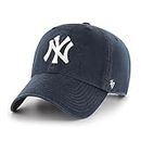 ´47 47 Brand Unisex Mlb New York Yankees Clean Up Baseballkappe, Navy, 31 EU