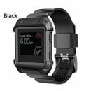 RUGGED PROTECTIVE CASE WITH SILICONE WRIST STRAP BANDS FOR FITBIT BLAZE WATCH UK