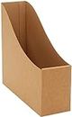 Horizon Flat Packed File & Magazine Holder 3.5"x11.5"x9.5" Cardboard B260 Brown - (Pack of 8)