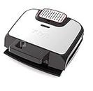 T-fal GC252D Indoor Non Stick Plated Odor Less Grill, Small, Silver (GC252D50)