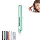 2-in-1 Mini Curling Wand & Flat Iron Hair Straightener, 2024 New Hair Straightener Iron, Mini Dual Purpose Curling Iron, Flat Iron Hair Straightener and Curler 2 in 1, Gentle On Hair (G)
