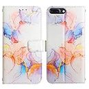 LEMAXELERS iPhone 8 Plus/iPhone 7 Plus Phone Case iPhone 8 Plus Cover,Glitter Bling Marble PU Leather Flip Wallet Case Magnetic Stand Card Slot Folio Bumper Case for iPhone 8 Plus,YB2 Marble Color