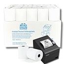 Double Dragon, 80 x 80 mm Premium Thermal Paper Till Receipt Roll for EPOS Printer, POS Terminal, Cash Register [Pack of 20]