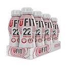 UFIT High 22g Protein Shake, No Added Sugar, Low Fat – Strawberry Flavour Ready To Drink (Pack of 8 x 310ml)