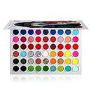 KIRA Big Colorful Eyeshadow Palette Professional 54 Color Board Eye Shadow Bright Neon Glitter Matte Shimmer Makeup Pallet Highly Pigmented Powder Eye Shadow