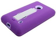 Aimo Layer Case for Nokia Lumia 521 (T-Mobile) - Light Gray Stand Purple