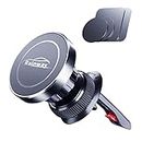 Rainway Car Phone Holder, Upgrade Hook Magnetic Phone Car Mount with 6 N52 Magnets, [360° Rotation] Air Vent Universal Mobile Phone Holder for Car Accessories, Compatible with iPhone, Samsung, etc.