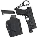 G17 Mini pistola tattica portachiavi fondina pistola con parti mobili 1: 4 realistico pistola forma portachiavi set modello ciondolo collezione borsa fascino