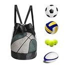 PROBEROS® Basketball Drawstring Bag Sport Mesh Bag Large Capacity Fitness Backpack Sling Bag