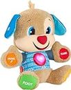 Fisher-Price Laugh & Learn Baby Learning Toy, Smart Stages Puppy, Plush with Lights Music and Educational Content for Ages 6M+