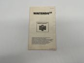 Nintendo 64 N64 Verbraucherinformationen Consumer Information NUS-EUR-3