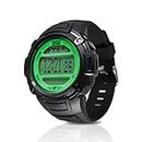 Digital Multifunction Sports Wrist Watch - Smart Fit Classic Men Women Sport Running Training Fitness Gear Tracker w/ Sleep Monitor, Pedometer, Alarm, Stopwatch, Backlight - Pyle PAST44GN (Green)