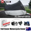 Universal Waterproof Motorcycle Cover Motorbike Scooter Moped Cover Heavy Duty