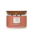 Nature's Wick Cinnamon & Apple 3-Wick Candle, 18 oz., Up to 48 Hours of Burn Time, Fall Candle with Crackling Wick for Smooth Burn, 100% Recyclable