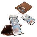 YocoverTech for iPhone 6 Case,for iPhone 6S Wallet with Card Slots,2 in-1 Magnetic Removable PU Leather Flip Wallet Case for iPhone 6 / iPhone 6S[4.7 inch]-Brown