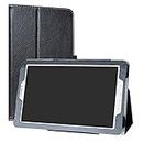 MAMA MOUTH Samsung Galaxy Tab E 9.6 Case, PU Leather Folio 2-folding Stand Cover with Stylus Holder for 9.6" Samsung Galaxy Tab E 9.6 T560 T561 Android Tablet,Black