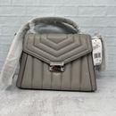 Michael Kors Whitney Quilted Leather Satchel Purse - Pearl Grey NEW  $328