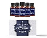 Mystic Moments Kit d'huiles parfumées pour débutant - Huiles Favorites - 5 x 10ml - 100% Pures