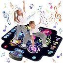 【Upgraded】KIZJORYA Dance Mat for Kids, Electronic Light-up Dance Pad with Wireless Bluetooth 5 Speeds 9 Levels, Dancing Mat for Toddlers Music Game Dance Toy for Girls Boys 3 4 5 6 7 8 9 10+ Year Old