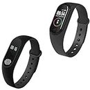 Exxelo M4 Waterproof Heart Monitoring Fitness Smart Band with Bluetooth Intelligence HeaABh Monitor Smart Bracelet Fitness Tracker Wristband (Ex)