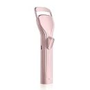 HEBECA Heated Eyelash Curlers, Electric Lash Curler with Innovative Heating Silicone Pad for Lifted Lashes 24 Hours,Quick Rechargeable 600mAh Battery Pink EC2001