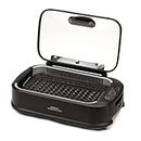 Smokeless Indoor Electric Grill With Tempered Lid Interchangeable Griddle Plate OPEN BOX