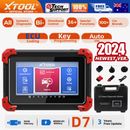 XTOOL D7 OBD2 Full Systems Diagnostic Bidirectional Scanner IMMO Key Programming