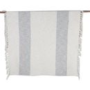Diamond Elegance in Grey,'Artisan Crafted Cotton Throw Blanket from India'