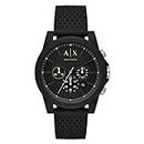 Armani Exchange Men's Analogue Quartz Watch with Silicone Strap AX1344
