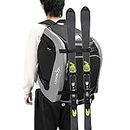Ski Boot Bag - 65L Ski Boot Travel Backpack | Waterproof Ski Boot Backpack for Boots, Gloves, Jacket, Goggles & Outerwear Puissance